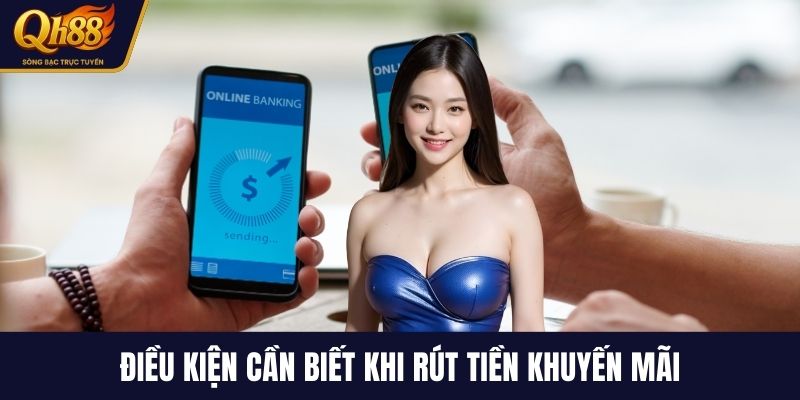 Điều kiện cần biết khi rút tiền khuyến mãi