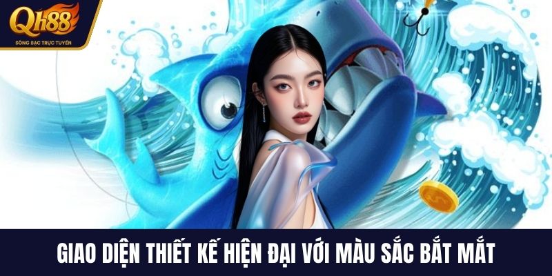 Giao diện thiết kế hiện đại với màu sắc bắt mắt