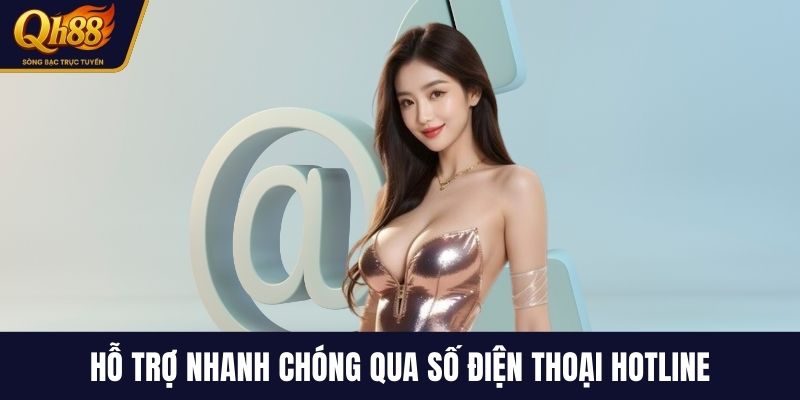Hỗ trợ nhanh chóng qua số điện thoại hotline