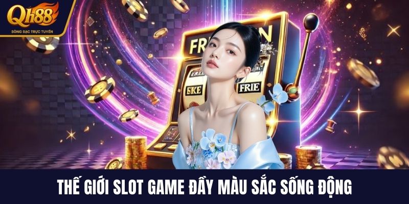 Thế giới slot game đầy màu sắc sống động